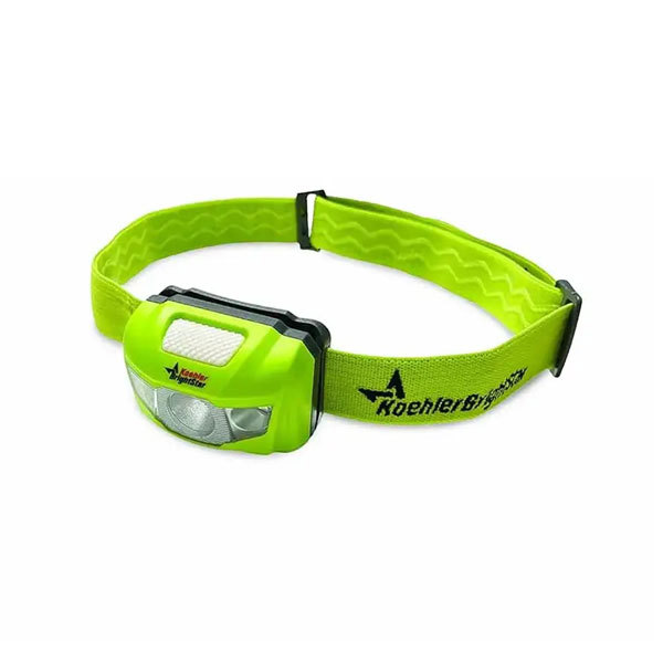 Koehler Brightstar Vision LED Headlamp, Alkaline, Green