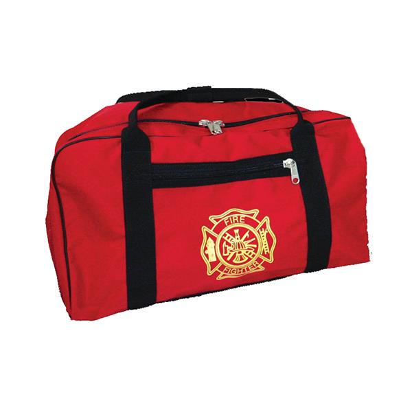 R & B Super Sized Gear Bag Red w Maltese Cross 30"x15"x16"