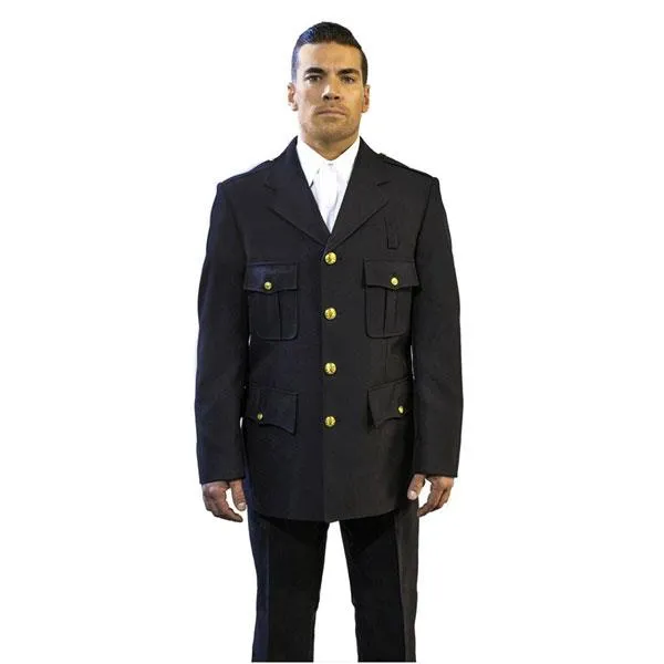 Anchor Dress Coat, Class A Sngl Brstd Poly Navy, Gold FD 