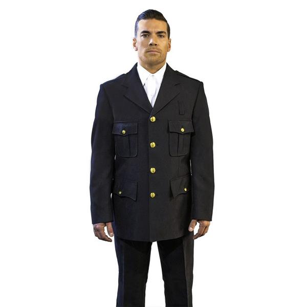 Anchor Dress Coat, Class A Single Breasted, Black