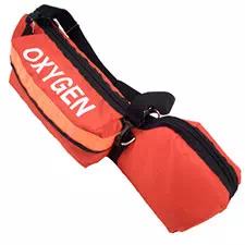 Oxygen Cylinder Bag, R&B Padded, Orange, "C" Cylinder