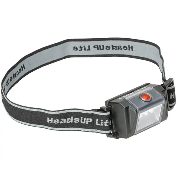 Pelican HeadsUp Lite LED Dual Mode w/Cloth & Rubber Straps 