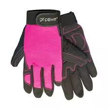 ERB Industries Women's Fit Mechanics Glove/Pink&Black/MD 
