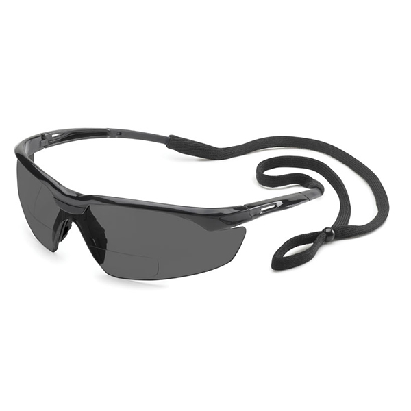 Gateway Conqueror Mag Glasses Blk Frame,Gry Lens 1.5 Diopter