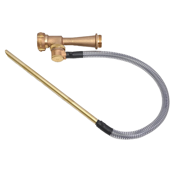 Akron In-Line Eductor, Brass 95 GPM 1.5"in x 1.5"out