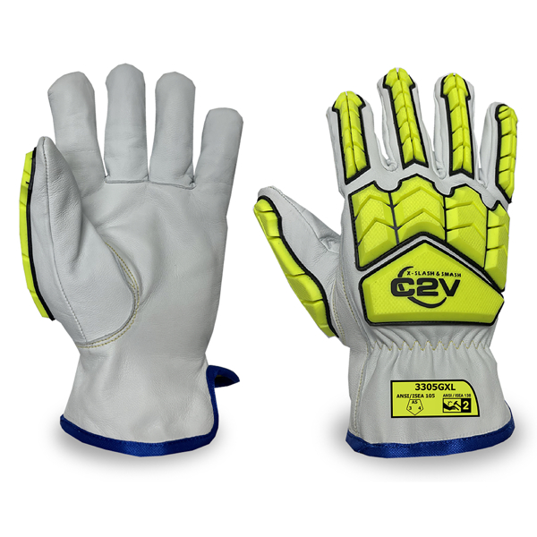 C2V X-Slash & Smash Goatskin Glove, Impact 2, Cut A5
