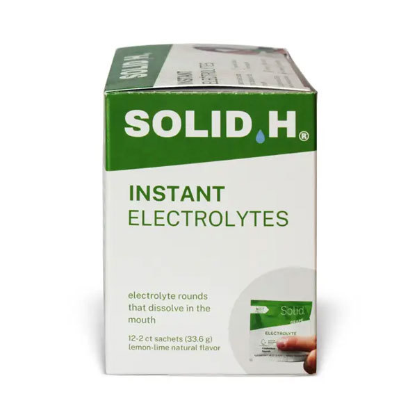 Medique Solid H Electrolyte Lemon-Lime, Box of 12 pks