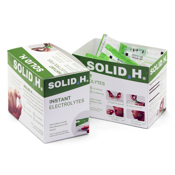 Medique Solid H Electrolyte Tablets; Lemon-Lime; 12x2/box