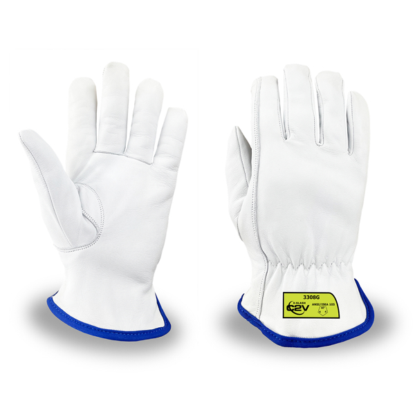C2V X-Slash Goatskin Driver Glove, Cut A7