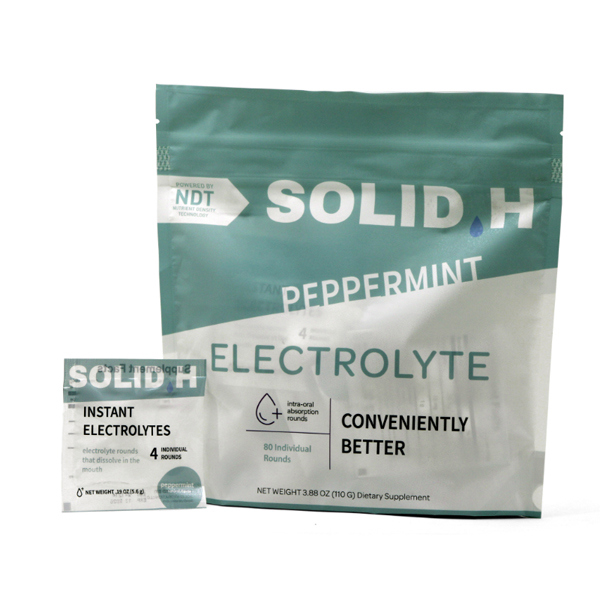 Medique Solid H Electrolyte Tablets; Peppermint; 20x4/bag