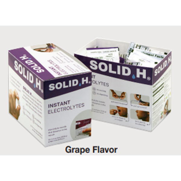 Medique Solid H Electrolyte Grape, Box of 12 pks