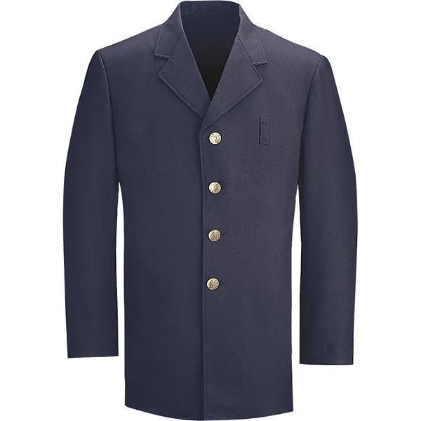 FBC Legend Dress Coat, Navy Single Breasted, Silver FD