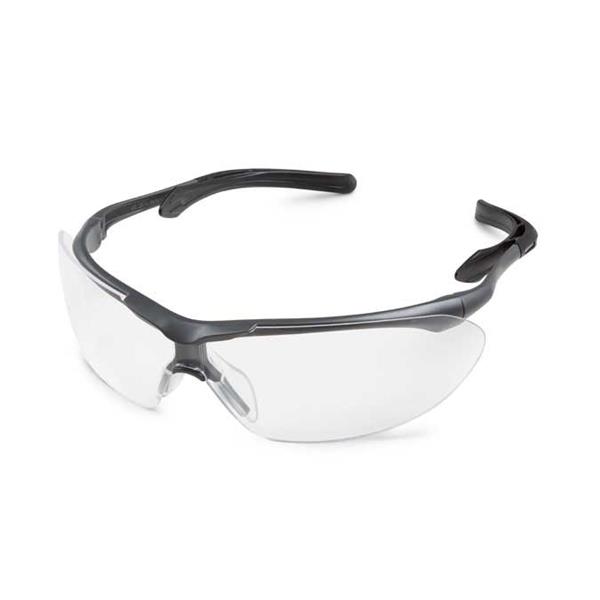 Gateway Flight Safety Eyewear Gray Frame, Black Temple