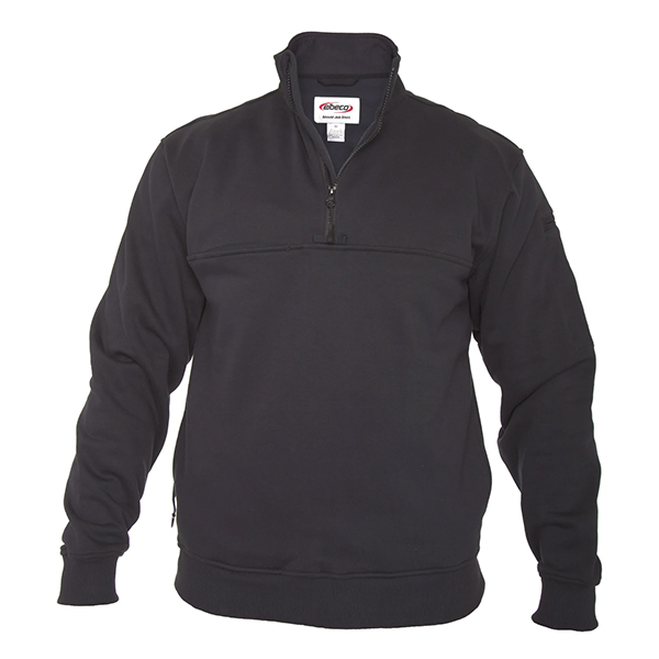 Elbeco Jobshirt, Midnight Navy 1/4 Zip, P/C