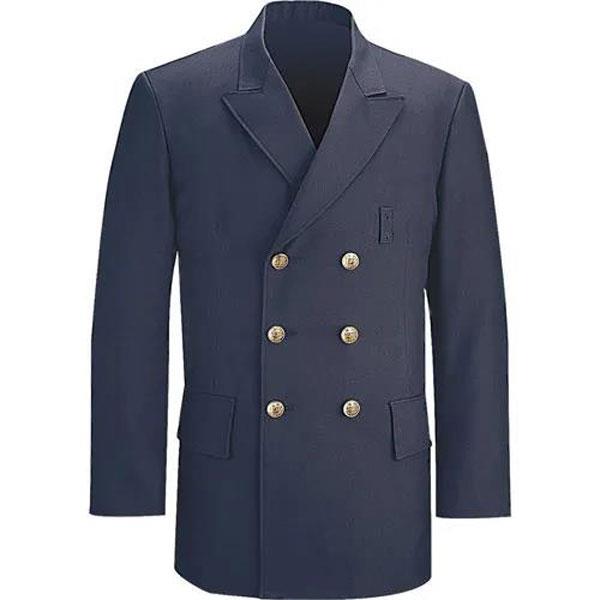 Flying Cross Men's Command Double Breasted Navy Dress Coat Gold FD