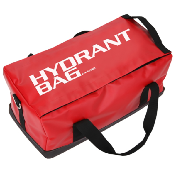 R&B Vinyl Hydrant Bag, Red 24"L x 12"W x 9"H, Tuff Bottom