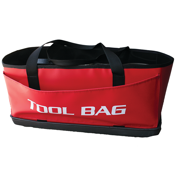 R&B Medium Tool Bag, Red 21" x 9" W x 9 ½" H