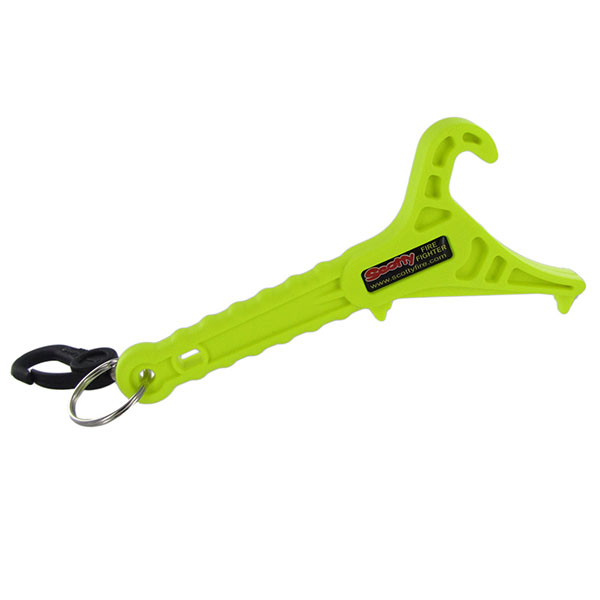 Scotty Spanner Wrench, 1"-3" Fluorescent Yellow