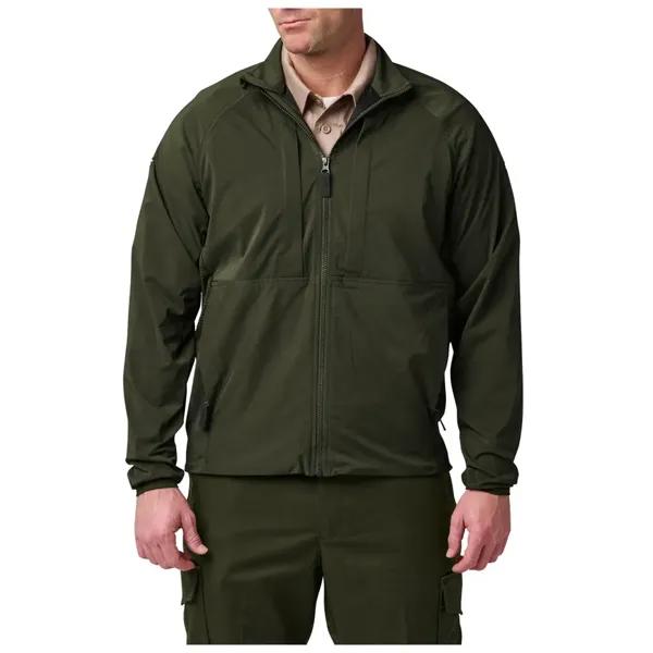 5.11 LT Stretch Windshell Jacket; Sheriff Green