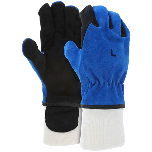 Shelby Glove, Cowhide, Fed Cal OSHA, Black-Blue