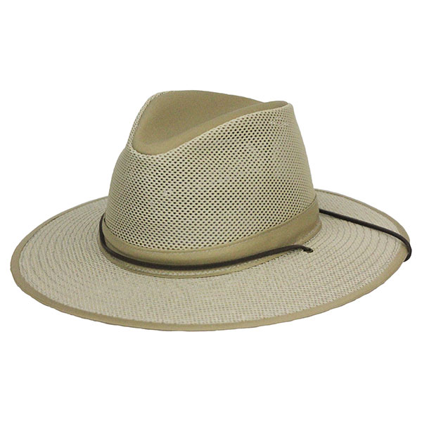 Henschel Hat - Aussie Packable Breezer Safari Sun Hat, Khaki | NAFECO