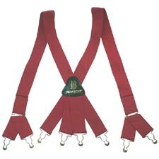 Suspender, Red, Metal NAFECO Logo