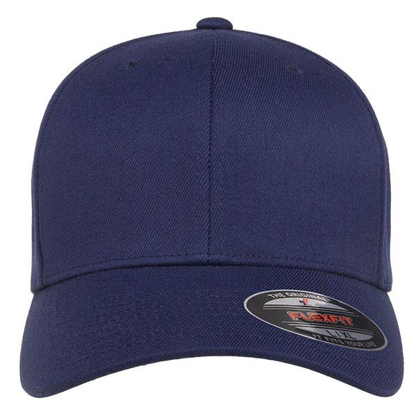 Flexfit Cap, 6- Panel Wool Blend Navy