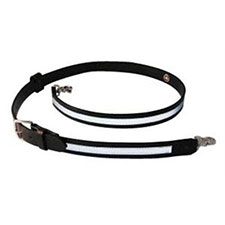 Boston Leather Reflective Radio Strap