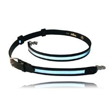 Boston Leather Radio Strap, Reflective