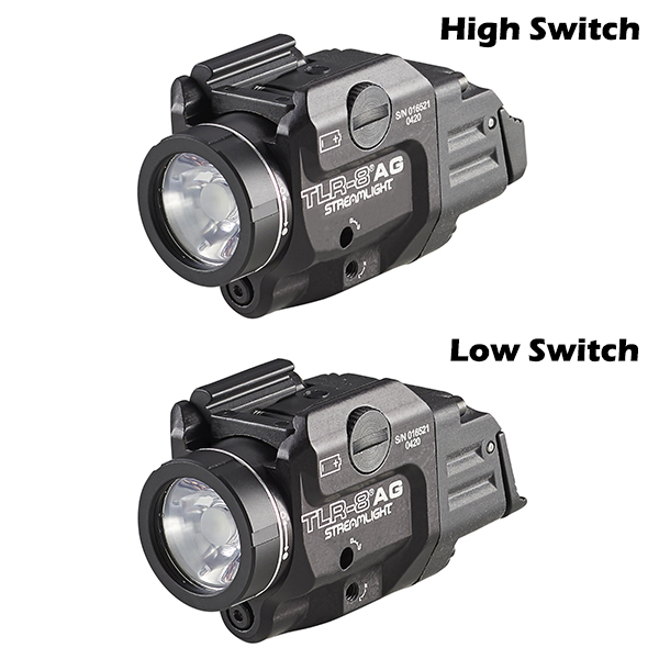 Streamlight TLR-8 AG Gun Light with Green Laser & Rear Switch