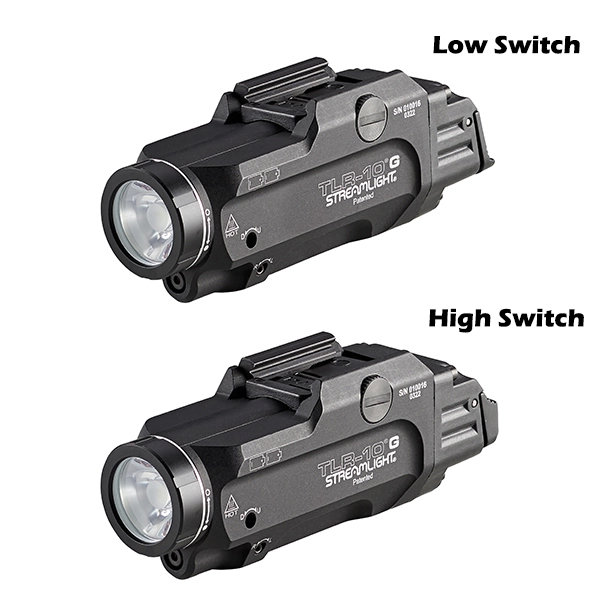 Streamlight TLR 10 G Gun Light with Green Laser & Rear Switch