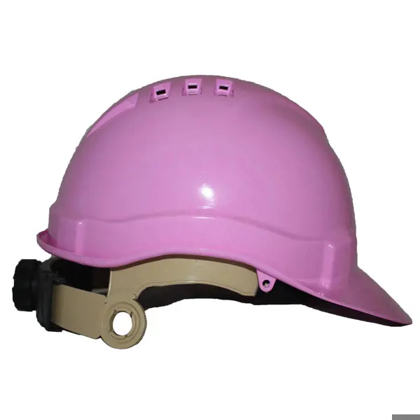 Gateway Hard Hat, Serpent Pink Vented,Ratchet Adjustment
