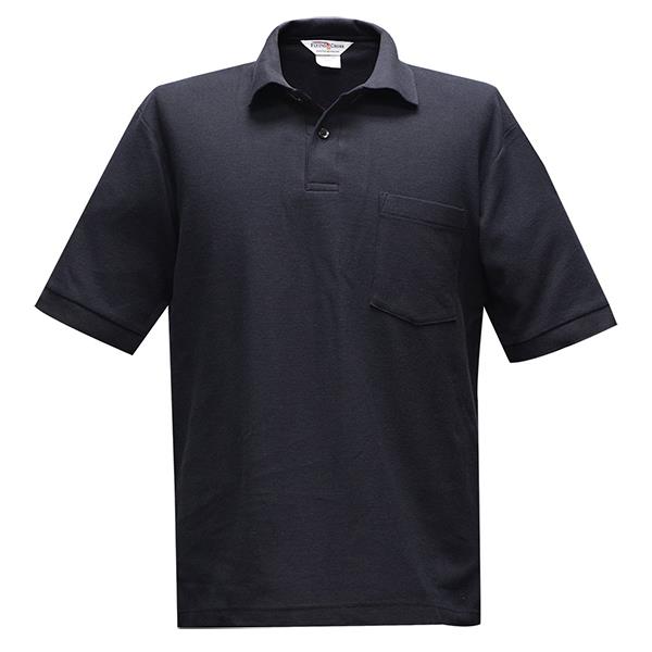 Flying Cross NFPA Compliant SS Polo, 100% Cotton, Navy