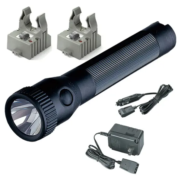 Streamlight Polystinger, Black AC/DC Fast Charger 2 Holders