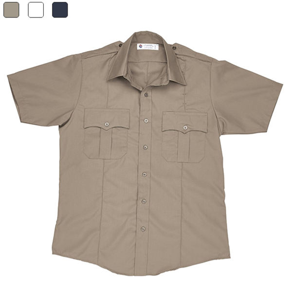 Liberty Police Shirt, SS 100%Poly with Zipper