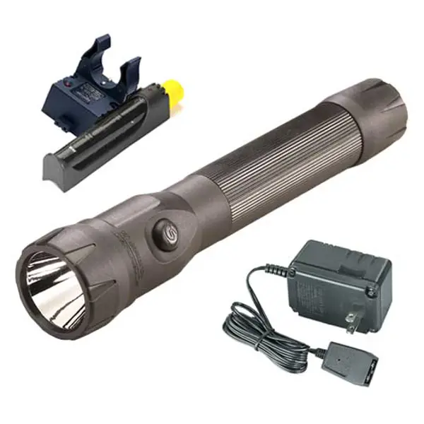 Streamlight Polystinger DS C4 LED, 120V AC PiggyBack, Black