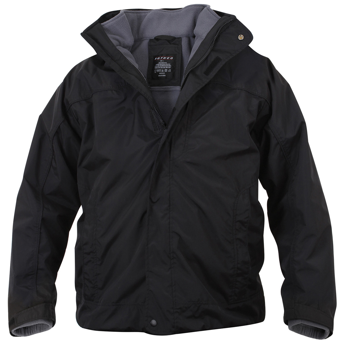 Rothco All Weather, 3 in 1 Jacket, Black