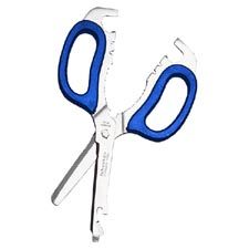 Rescue Shears w/ Holster, Blue