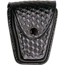 Dutyman Cuff Case, Double BW Black w/ Black Snap