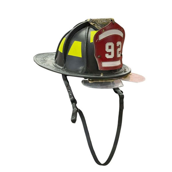 Boston Leather Helmet Strap, Black