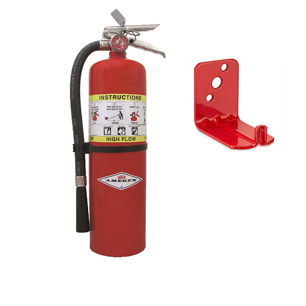 Amerex Extinguisher, 20lb BC with 0577 Wall Bracket