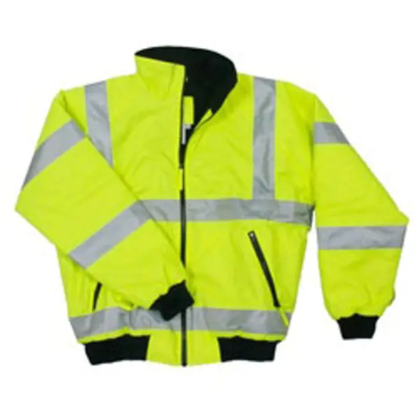 Bomber/Liner Jacket, ANSI Class 3 Lime/Yellow 