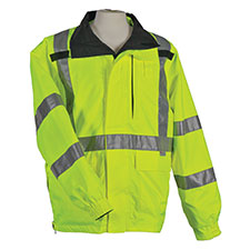 Alert Visions Reversible Rain Hi-Viz Jacket Coat Class 3