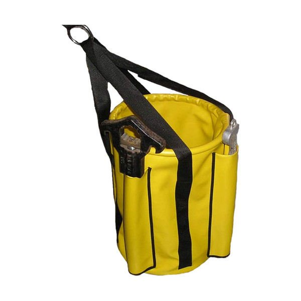 343 Fire SAR Bucket 2 Holsters 2 Pockets Yellow