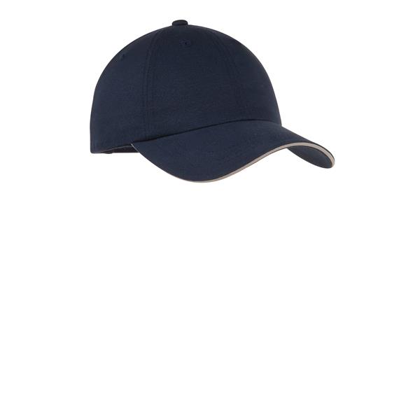 Port Authority Reflective Cap Sandwich Bill; Navy; OSFA