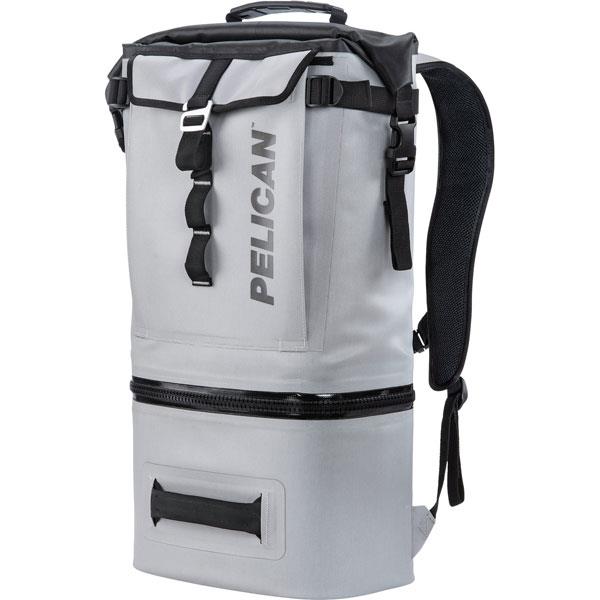 Pelican Dayventure Backpack Cooler, 19 Qt, Light Grey