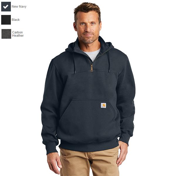 Carhartt Rain Defender Hooded Zip Mock Sweatshirt