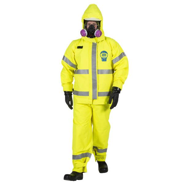 Kappler Durachem 200 Coverall Hi Viz Yellow