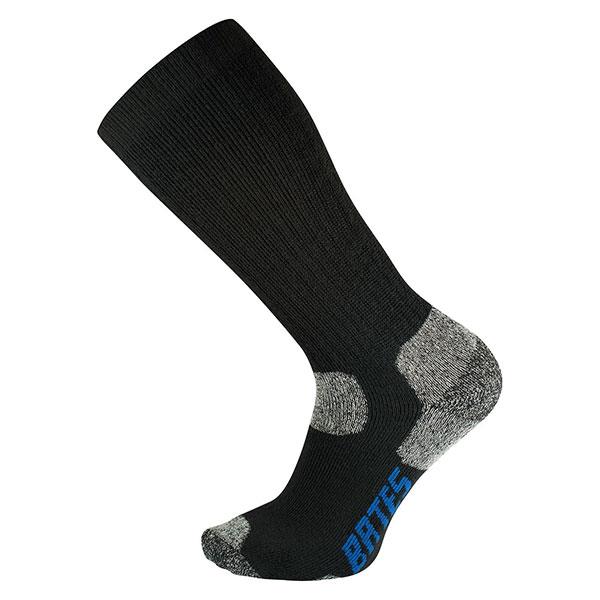 Bates Socks, Utility Crew 2 Pack, Black, Sz: L