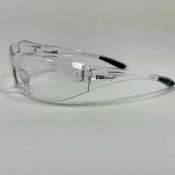 Fire Ninja Edge 360 Safety Glasses, Anti-Impact, Clear 